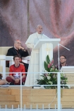 29.07.2016, Brzegi kolo Krakowa, Swiatowe Dni Mlodziezy, World Youth Day 2016 n/z  Czuwanie papiez Franciszek pope Francis