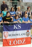 Mecz finalowy Chemik Police - Budowlani Lodz w Azoty Arenie Szczecin 19-04-17 n/z kibice Budowlanych