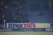 Transparent German Death Camps na meczu