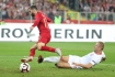 11.10.2018, Chorzow, UEFA Nations League 2019: Polska - Portugalia n/z Rafa Silva, Kamil Glik gol samobojczy